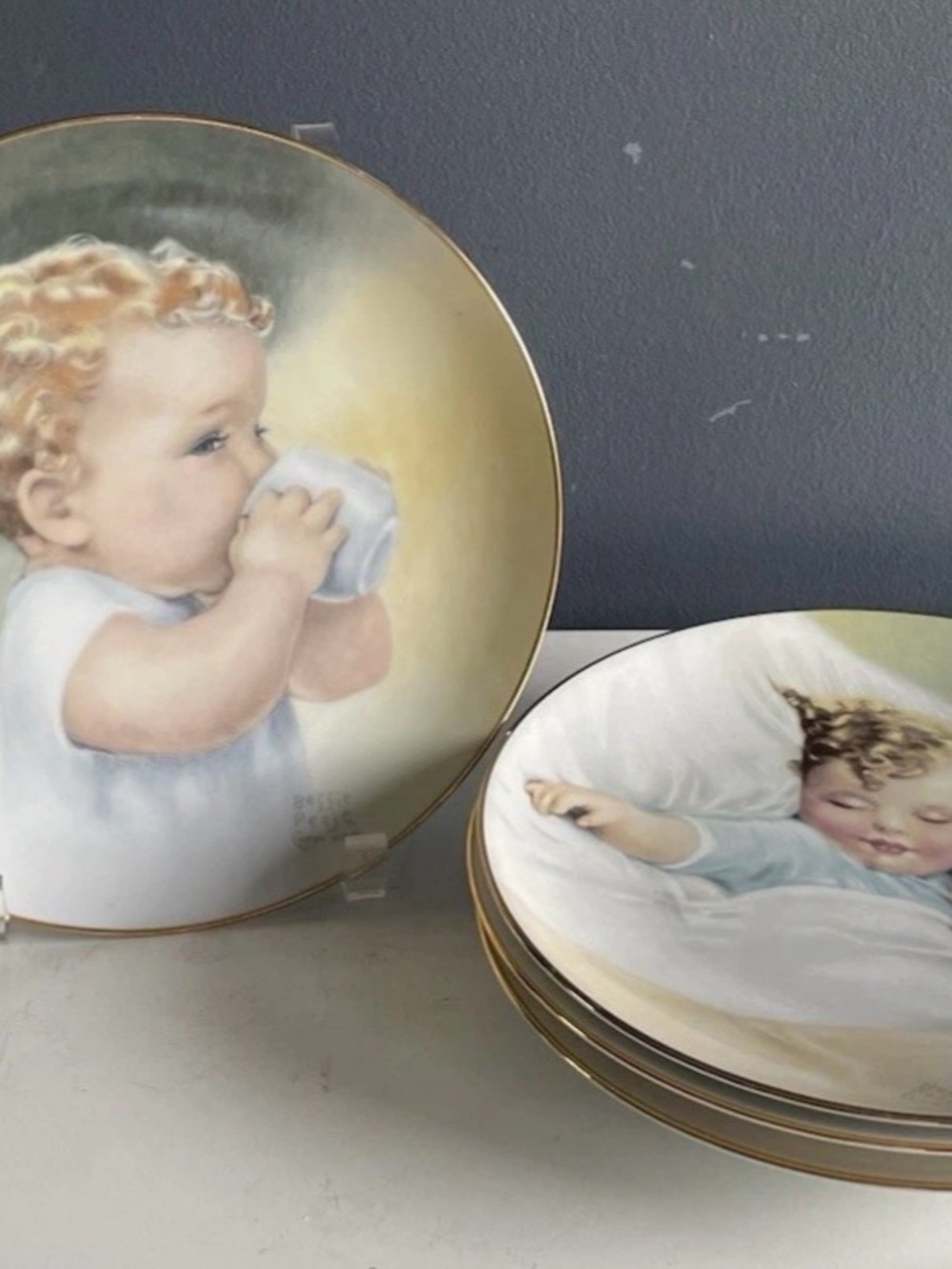 The Hamilton Collection Plate “Various” The Bundles Of Joy Collection-1987 4-Pc